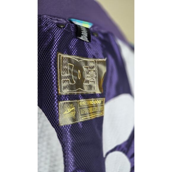 DC Exotex 5K Series Womens Hooded Ski Snowboard Jacket Plaid Pattern Zip Pockets - Picture 12 of 15